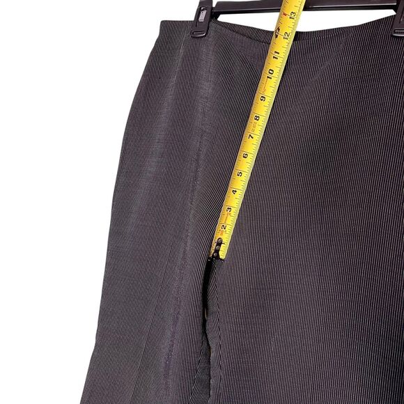 Akris Bergdorf Goodman Pantsuit Womens 12 Gray Pinstripe Suit Blazer Pants - Picture 6 of 15
